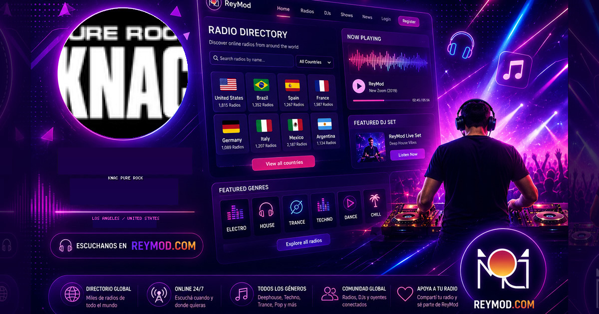 KNAC Pure Rock Banner