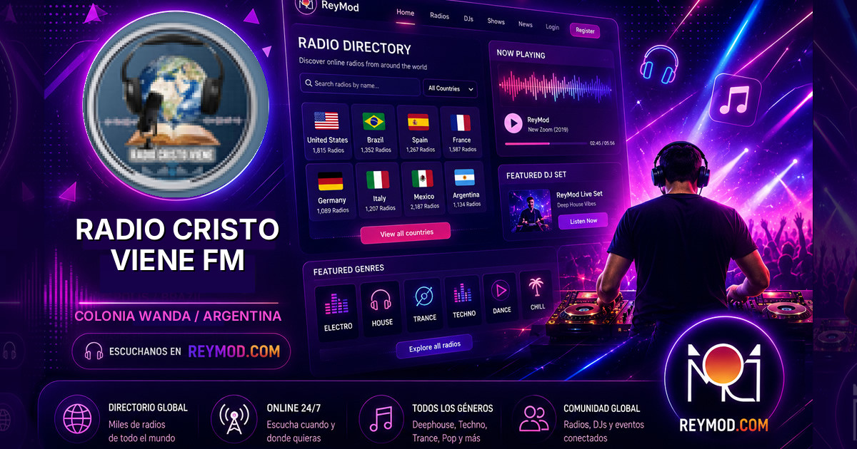 Radio Cristo Viene fm Banner