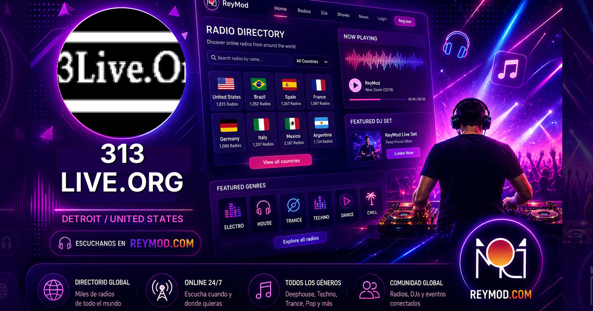 313 Live.Org Banner