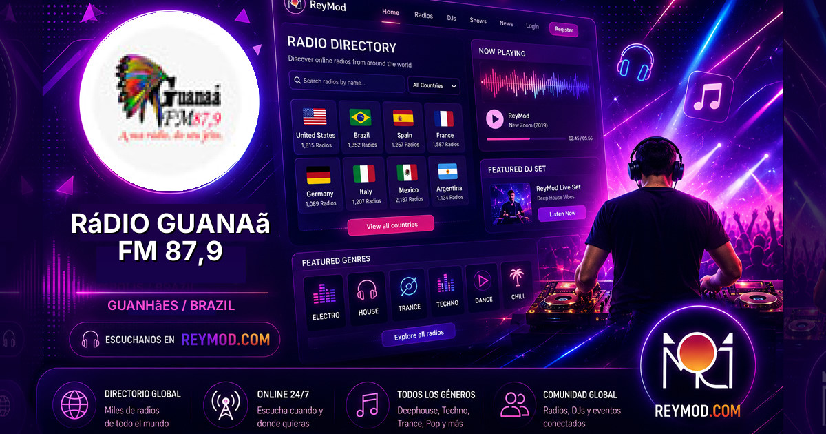 Rádio Guanaã FM 87,9 Banner