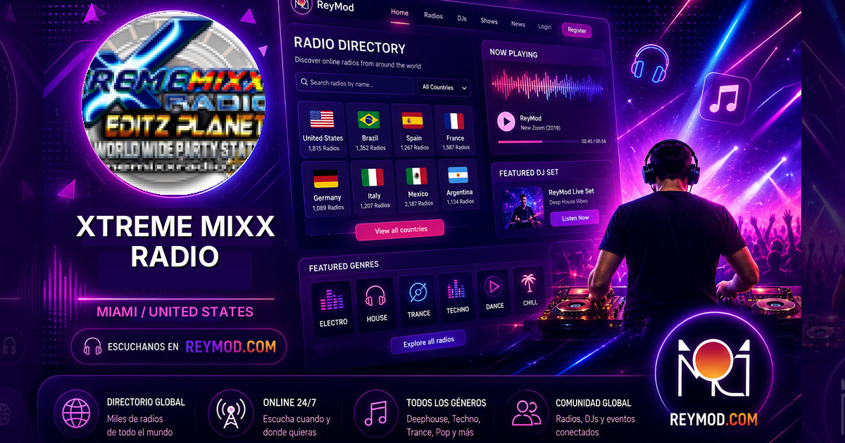 XTREME MIXX RADIO Banner