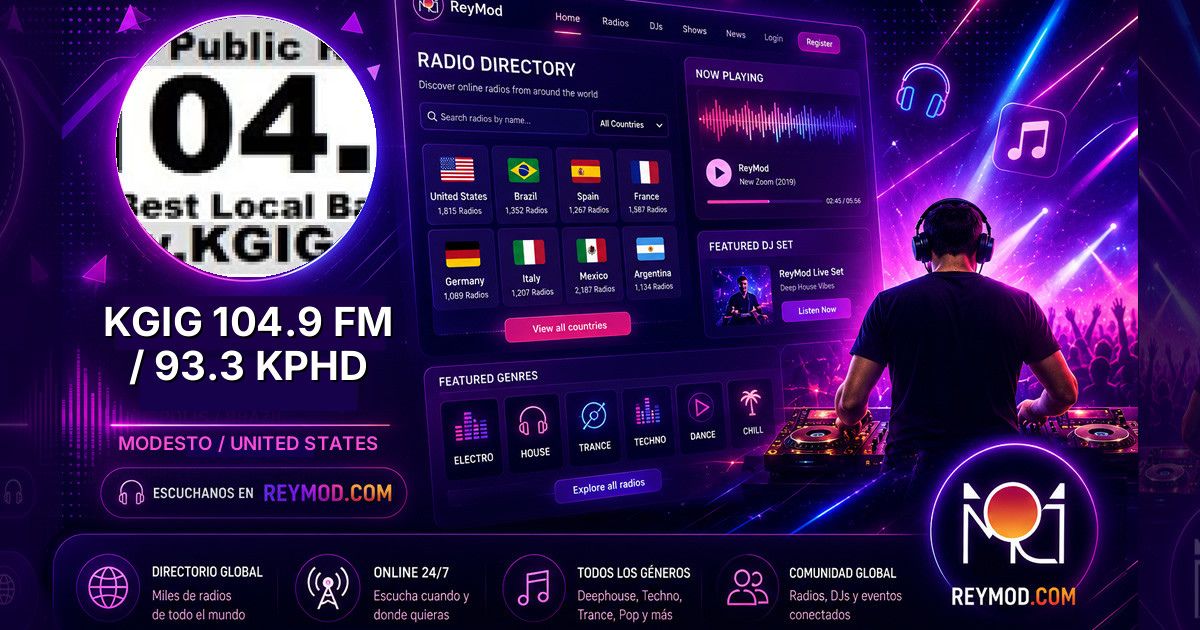 KGIG 104.9 FM / 93.3 KPHD Banner