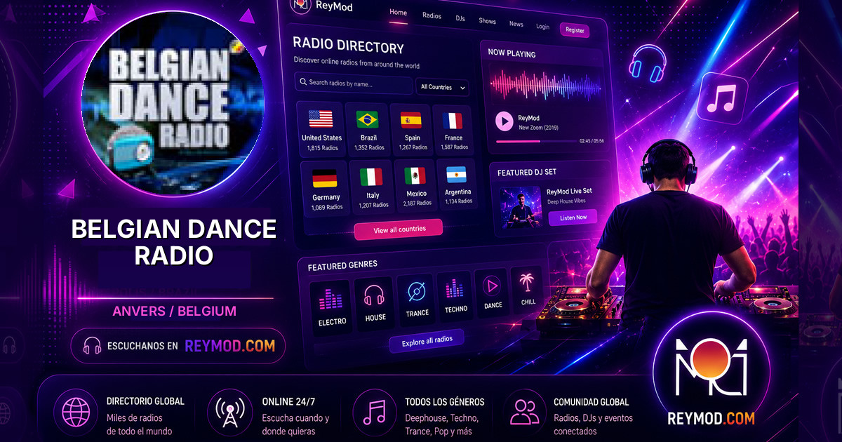 Belgian Dance Radio Banner