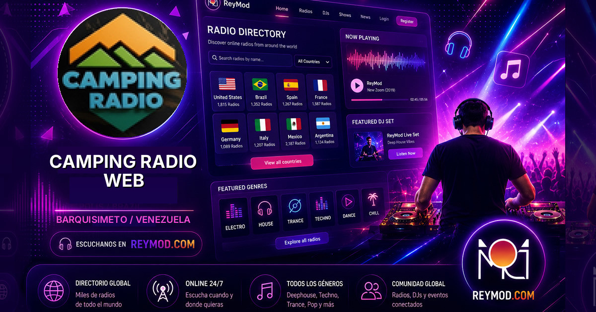 Camping Radio Web Banner