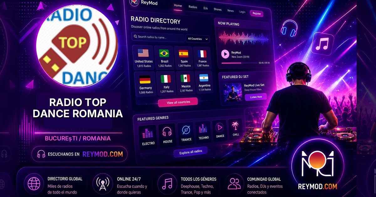 Radio TOP DANCE Romania Banner