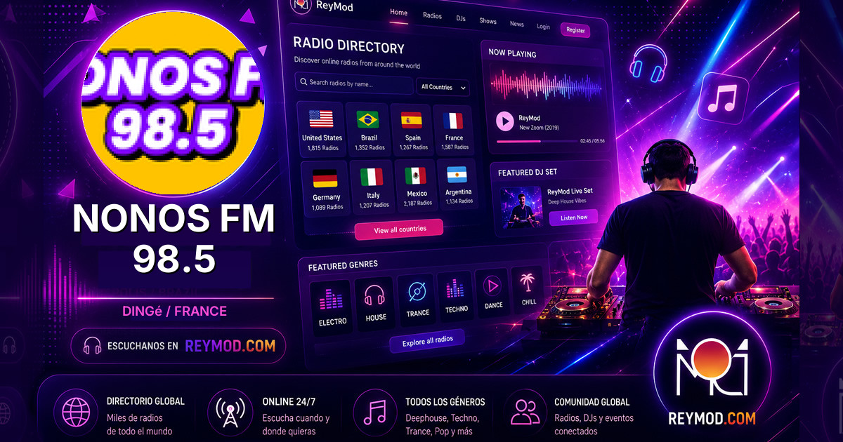 NONOS FM 98.5 Banner