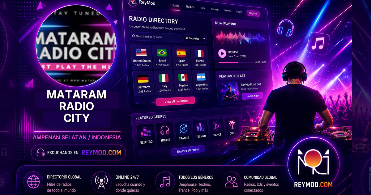 Online radio station Mataram Radio City